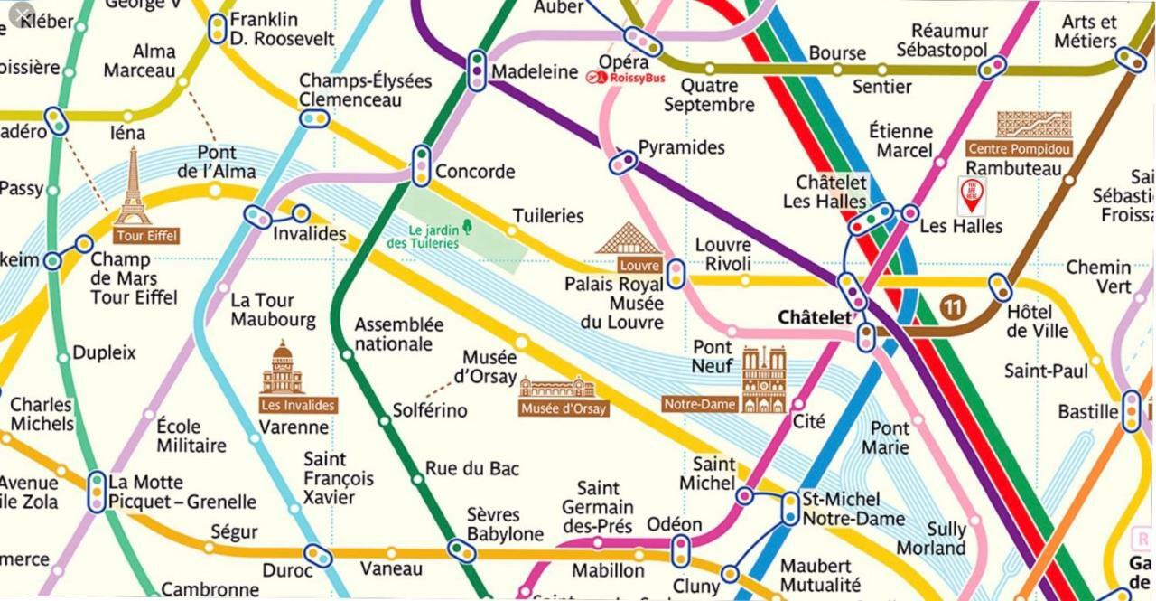 50M2 Rue Rambuteau/Pompidou/Marais/Hotel De Ville Paryż Zewnętrze zdjęcie