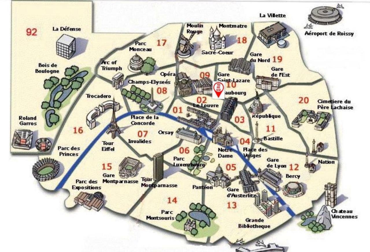 50M2 Rue Rambuteau/Pompidou/Marais/Hotel De Ville Paryż Zewnętrze zdjęcie