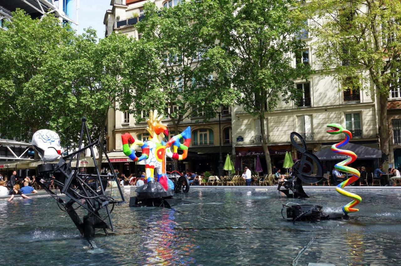 50M2 Rue Rambuteau/Pompidou/Marais/Hotel De Ville Paryż Zewnętrze zdjęcie